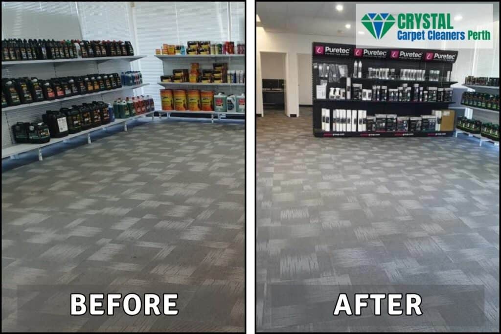 Commercial Carpet Cleaners North Perth -Before and After Photo